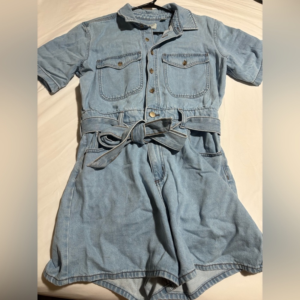 Blue romper